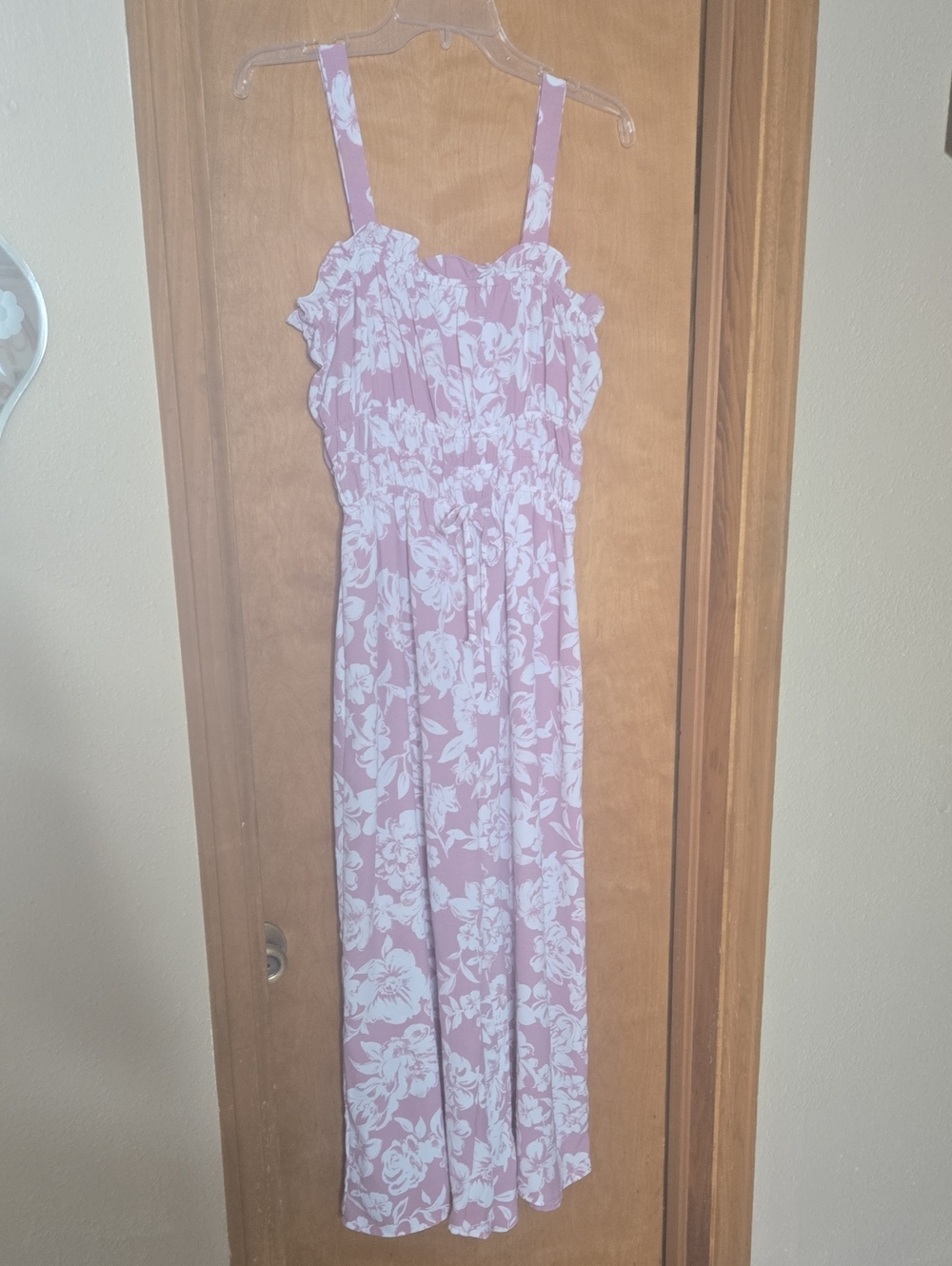Pie In The Sky Pink Floral Romper